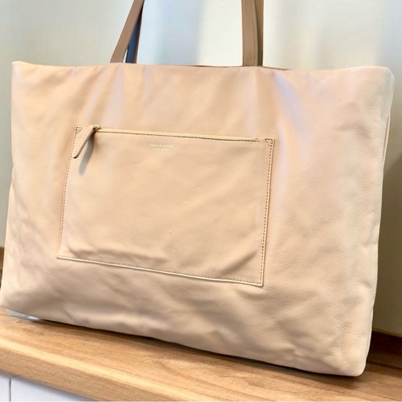 Mansur Gavriel | Lambskin Reversible Pillow Tote - Picture 9 of 12
